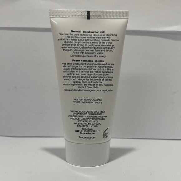 Lancome Gentle Cleansing Creamy-Foam with Rose and Lotus Flower Extract 50ml New - Picture 2 of 2